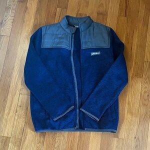 Eddie Bauer Boys Navy and Charcoal Jacket